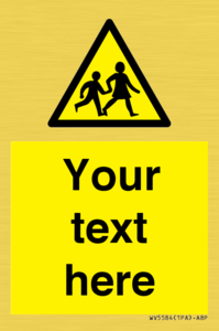 Custom Warning children Sign